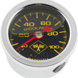 Load image into Gallery viewer, Bikers Choice 0-100 PSI Oil Pressure Gauge Black Face Stainless Bezel Liquid Filled Universal Custom