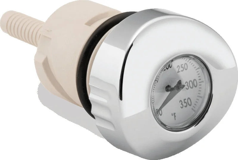 Bikers Choice 04-Up Sportster White Face Oil Temperature Gauge Dipstick