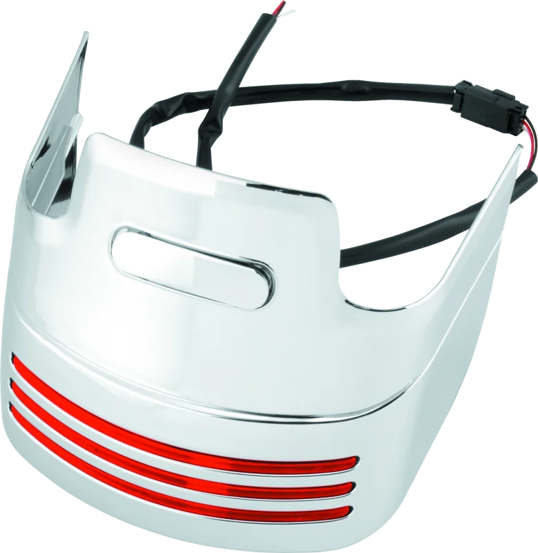 Bikers Choice 06-08 FLHT Tri Bar Running Light Smoke Lens - Side View