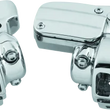 Load image into Gallery viewer, Bikers Choice 08-13 Touring Chrome Handlebar Control Kit W/O Switches FLT 11/16 Bore