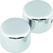Load image into Gallery viewer, Bikers Choice 08-Up Big Twin Chrome Axle Cap Set