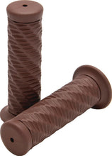 Load image into Gallery viewer, Bikers Choice 1 Inch Brown Spiral Grip