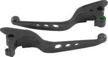 Load image into Gallery viewer, Bikers Choice 15-17 FLST FXST Black O Series Holed Lever Set