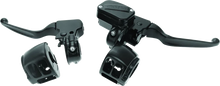 Load image into Gallery viewer, Bikers Choice 15-17 Softail Black Handlebar Control Kit 1/2 Inch Bore Single Disc
