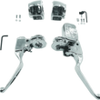 Load image into Gallery viewer, Bikers Choice 15-17 Softail Chrome Handlebar Control Kit 1/2 Inch Bore Single Disc