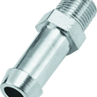 Load image into Gallery viewer, Bikers Choice 1/8 NPT X 3/8 Hose Straight Oil Line Fitting Universal Custom