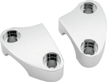 Load image into Gallery viewer, Bikers Choice 1974-2011 Chrome Smooth Riser Clamps Pr