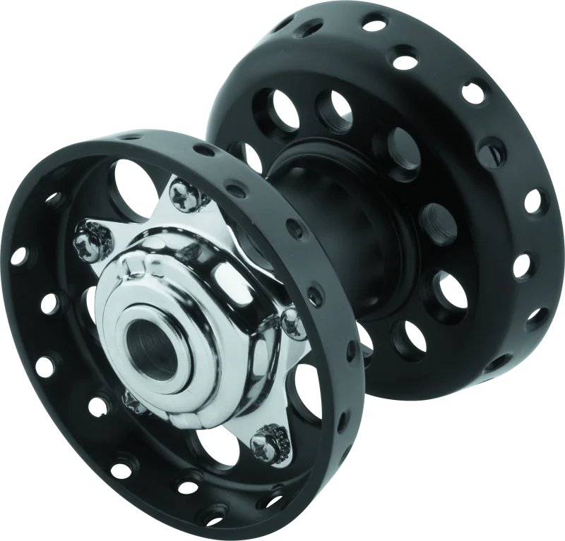 Bikers Choice 36-66 Big Twin Black Star Hub With Cone Style Bearing