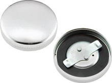 Load image into Gallery viewer, Bikers Choice 36-E73 Chrome Early Vented Gas Cap Single &amp; Fatbob Tank Right Side Repl H-D 61103-36