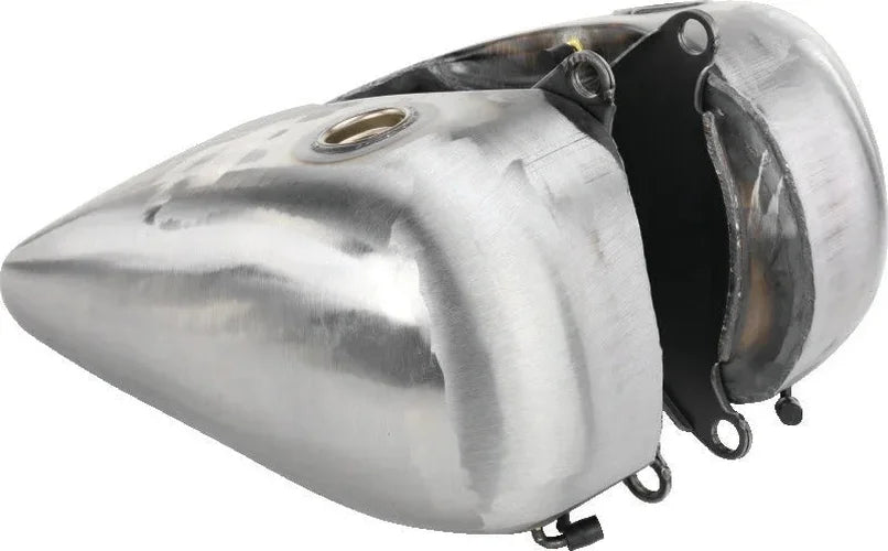 Bikers Choice 84-99 Softail 5 Gallon Flatside Gas Tanks Replaces H-D 61426-85 Pr - Side View