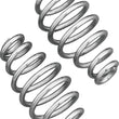 Load image into Gallery viewer, Bikers Choice 5 Inch Chrome Solo Seat Springs Universal Custom Pr