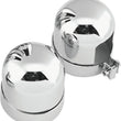 Load image into Gallery viewer, Bikers Choice 52-64 K XL 58-64 FL &amp; Custom Chrome Shock Top Covers Replaces H-D 54707-84T