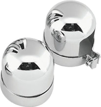 Load image into Gallery viewer, Bikers Choice 52-64 K XL 58-64 FL &amp; Custom Chrome Shock Top Covers Replaces H-D 54707-84T