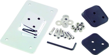 Load image into Gallery viewer, Bikers Choice 55-Up Chrome Custom Laydown License Plate Bracket With 3 Bolt Style - Main Product View