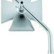 Load image into Gallery viewer, Bikers Choice 65-Up Chrome Maltese Mirror Long Stem Each Custom