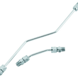 Load image into Gallery viewer, Bikers Choice 66-84 Shovelhead Chrome Rocker Box Oil Line Set Replaces H-D 17506-66A