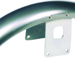 Load image into Gallery viewer, Bikers Choice 73-20 XL 73-86 FX 82-94 FXR Raw Narrow Front Fender Chrome Bracket for 21in Wheel