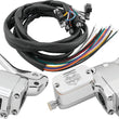 Load image into Gallery viewer, Bikers Choice 73-81 Big Twin &amp; XL Chrome Handlebar Control Kit W/Black Switches