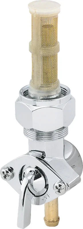 Bikers Choice 75-Up XL Big Twin Custom Chrome 22MM Straight Petcock Replaces H-D 62163-75