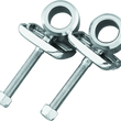 Load image into Gallery viewer, Bikers Choice 79-99 XL 73-E86 FL FX 82-94 FXR 80-83 FLT Chrome Axle Adjusters Replaces H-D 41530-84T