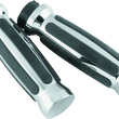 Load image into Gallery viewer, Bikers Choice 81-17 XL &amp; Big Twin Dual Cable Chrome &amp; Black Sensation Grips Pr