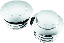 Load image into Gallery viewer, Bikers Choice 82 Up W/Dual Cap Chrome Pop Up Billet Gas Cap Set