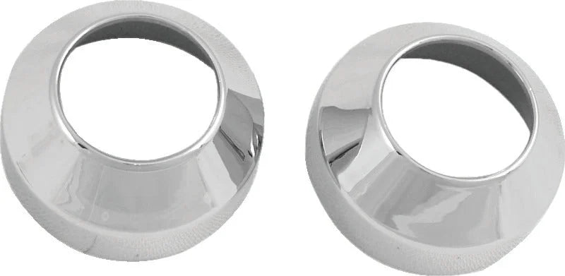 Bikers Choice 84-17 41MM Wide Glide Chrome Fork Boot Covers Pr
