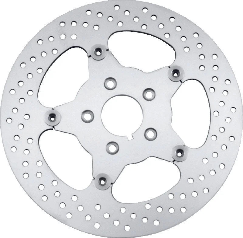 Bikers Choice 84-99 Big Twin & XL 11.5 Inch Front Stainless Mirror Fltg Rotor Replaces H-D 44136-84