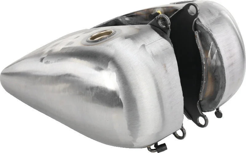 Bikers Choice 84-99 Softail 5 Gallon Flatside Gas Tanks Replaces H-D 61426-85 Pr - Side View