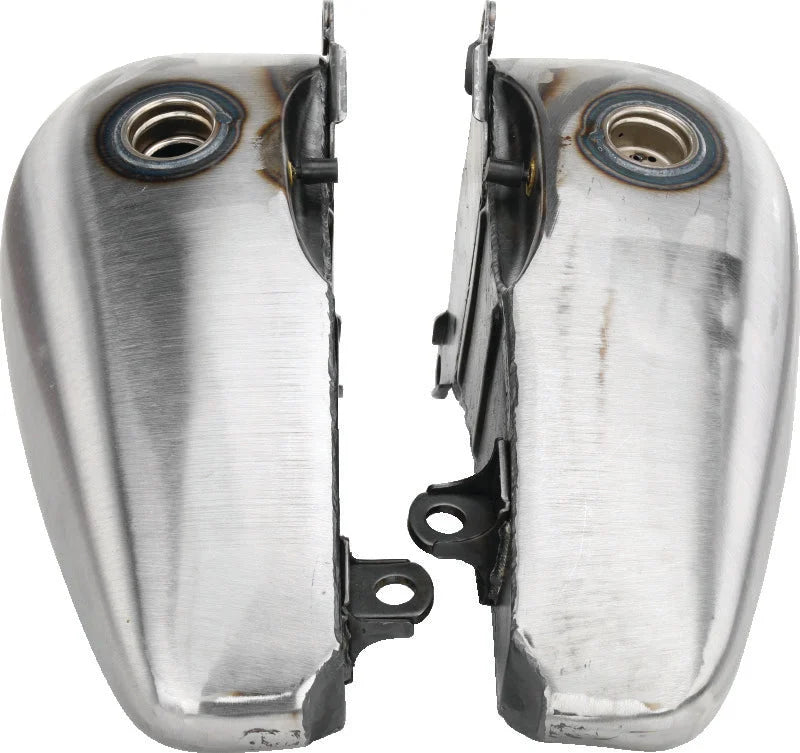 Bikers Choice 84-99 Softail 5 Gallon Flatside Gas Tanks Replaces H-D 61426-85 Pr - Back View