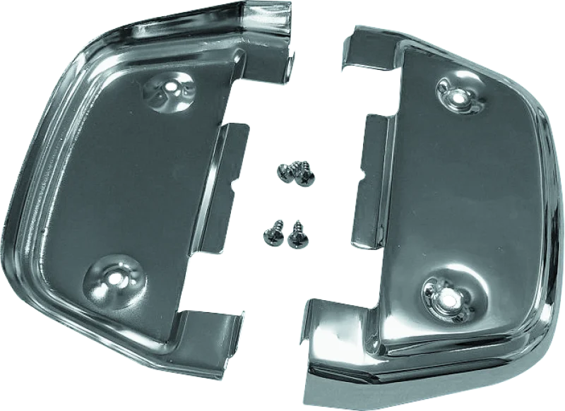 Bikers Choice 87-Up Touring Chrome Passenger Floorboard Undercover Kit