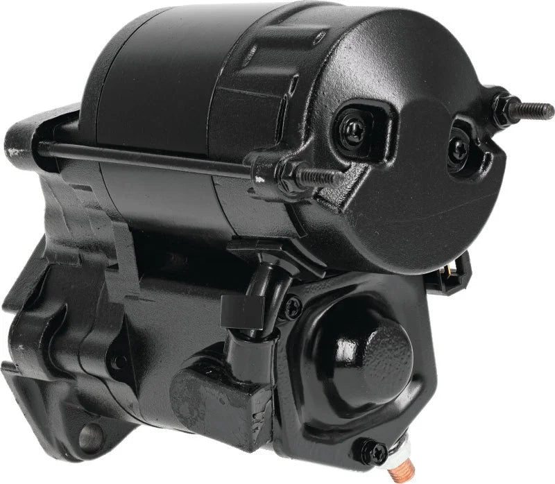 Bikers Choice 89-06 Big Twin Except 06 Dyna Black 1.2KW Starter - Main Product View