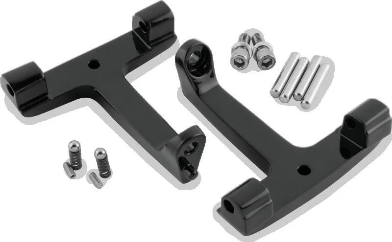 Bikers Choice 93-20 FLH FLT Black Passenger Floorboard Bracket Replaces H-D 53070-00A