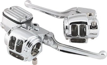 Load image into Gallery viewer, Bikers Choice 96-06 Big Twin 96-03XL With 11/16 Bore Master Cylinder Chrome Handlebar Control Kit