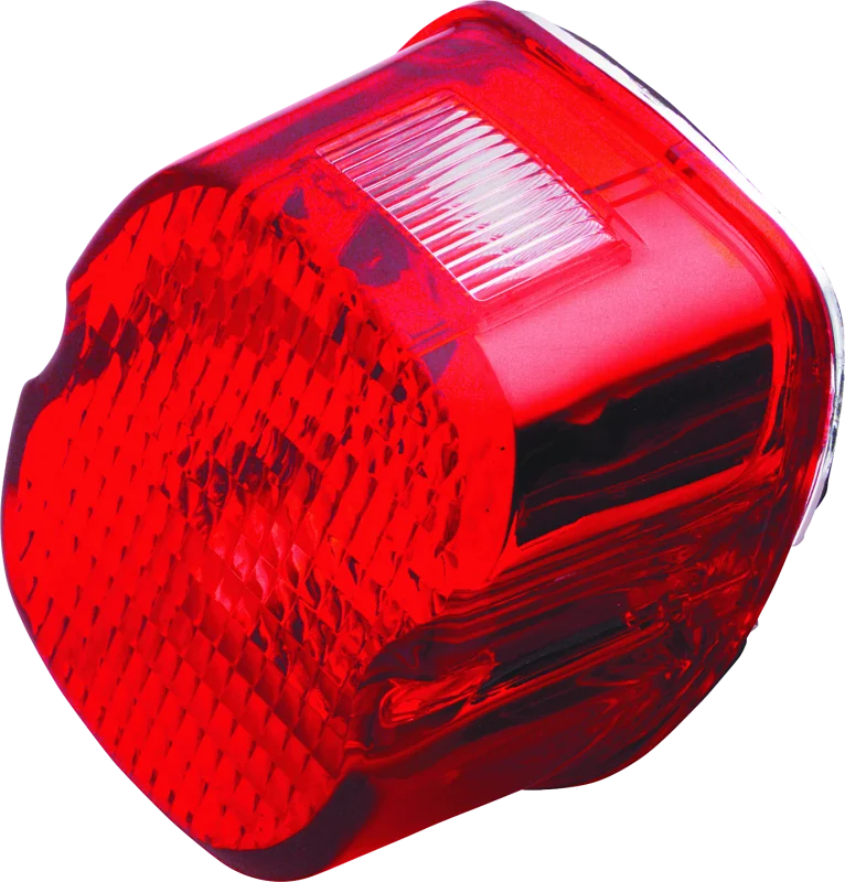 Bikers Choice 99-03 Big Twin & XL Red Laydown Taillight With Top License Light