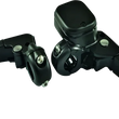 Load image into Gallery viewer, Bikers Choice Black 11/16 Bore Custom Handlebar Control Kit 1 Inch Bar Cable Clutch No Switches