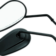 Load image into Gallery viewer, Bikers Choice Black Tapered Long Stem Mirrors Pr