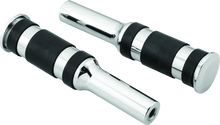 Load image into Gallery viewer, Bikers Choice Chrome Billet Three Band Replacement Pegs For Forward Controls