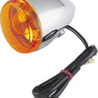 Load image into Gallery viewer, Bikers Choice Chrome Bullet Rear Turn Signal Single Filament Amber Replaces 67104-83 68977-00