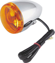 Load image into Gallery viewer, Bikers Choice Chrome Bullet Rear Turn Signal Single Filament Amber Replaces 67104-83 68977-00
