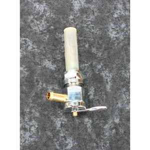 Bikers Choice Chrome Hex Petcock 22MM Right Outlet fits 1975-2006 Harley-Davidson FLH / Eagle Road KING