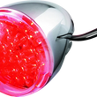 Load image into Gallery viewer, Bikers Choice Chrome LED Rear Billet Turn Signal Red Dual Circuit Clear Lens Universal Custom