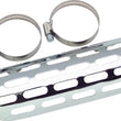 Load image into Gallery viewer, Bikers Choice Chrome Perforated Heat Shield Fits 1 3/4 &amp; 2 Inch Pipe Custom