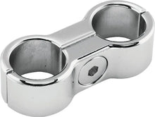 Load image into Gallery viewer, Bikers Choice Chrome Plain Oil Hose Separator For 2 Hoses