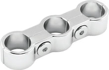 Load image into Gallery viewer, Bikers Choice Chrome Plain Oil Hose Separator For 3 Hoses