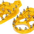 Load image into Gallery viewer, Bikers Choice Male Mount BMX Style Gold Footpegs Pr