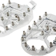 Load image into Gallery viewer, Bikers Choice Male Mount BMX Style Silver Footpegs Pr