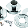 Load image into Gallery viewer, Bikers Choice Polished Stainless Steel Hidden External Fork Stop Kit Custom