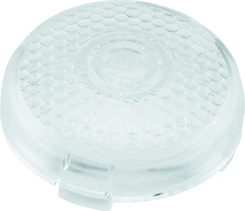 Bikers Choice Replacement Honeycomb Clear Lens For LED Bullet Turn Signal