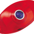 Load image into Gallery viewer, Bikers Choice Replacement Red Cat Eye Taillight Lens With Blue Dot Custom